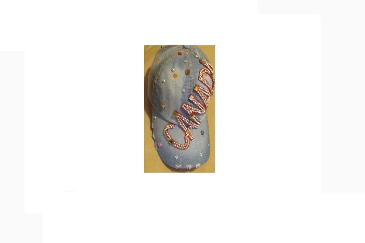 Canada Rhinestone Denim Hat