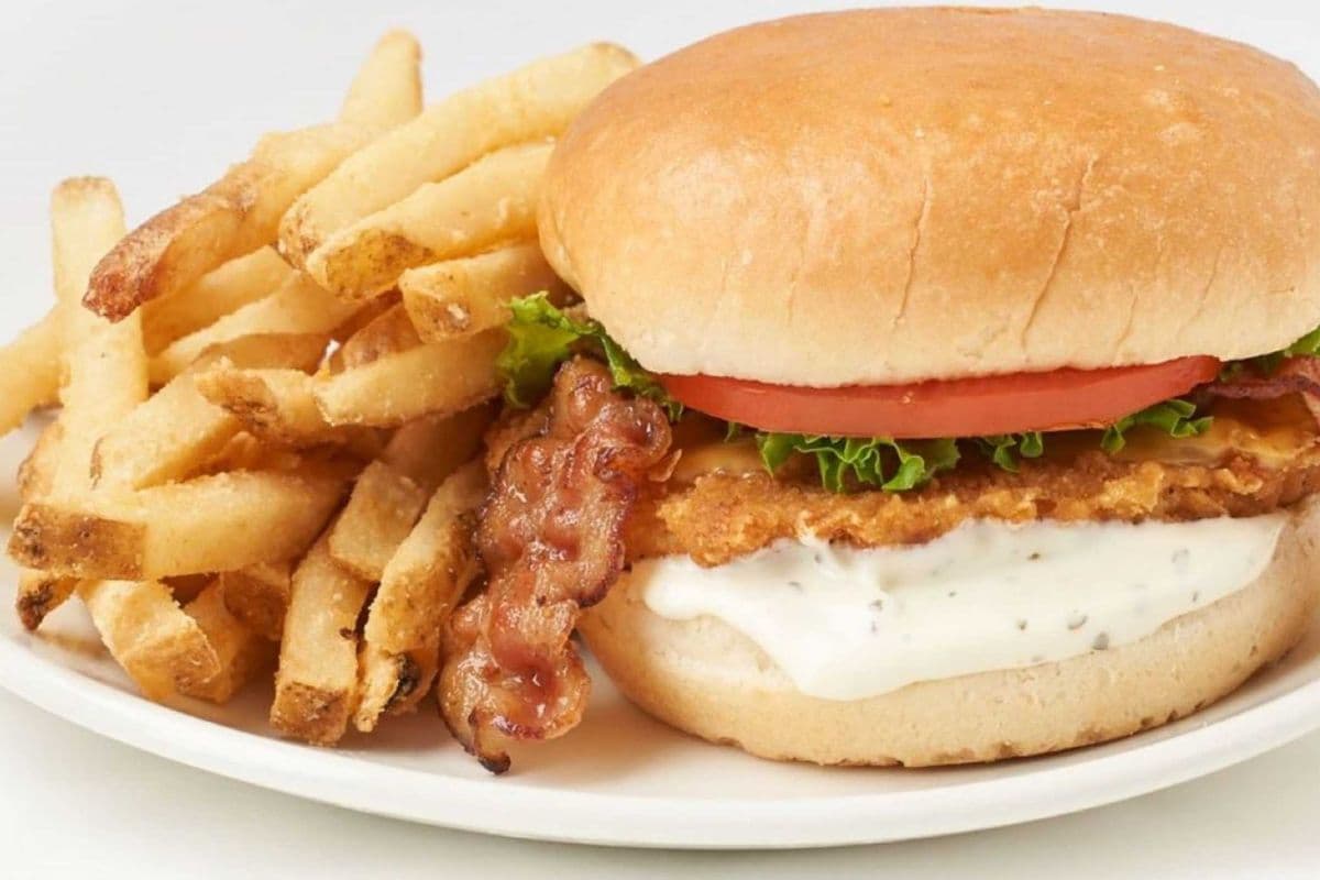 Bacon Ranch Chicken Burger Meal