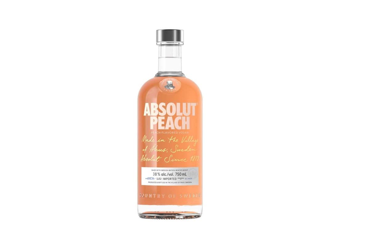 ABSOLUT PEACH VODKA (1 x 750ML)