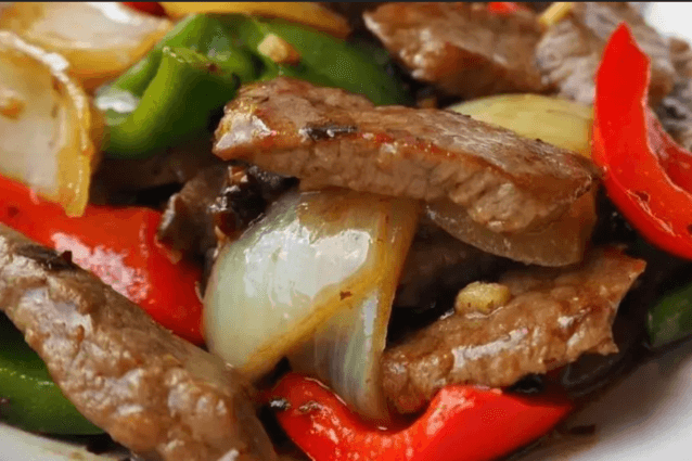 55. Beef in Black Bean Sauce