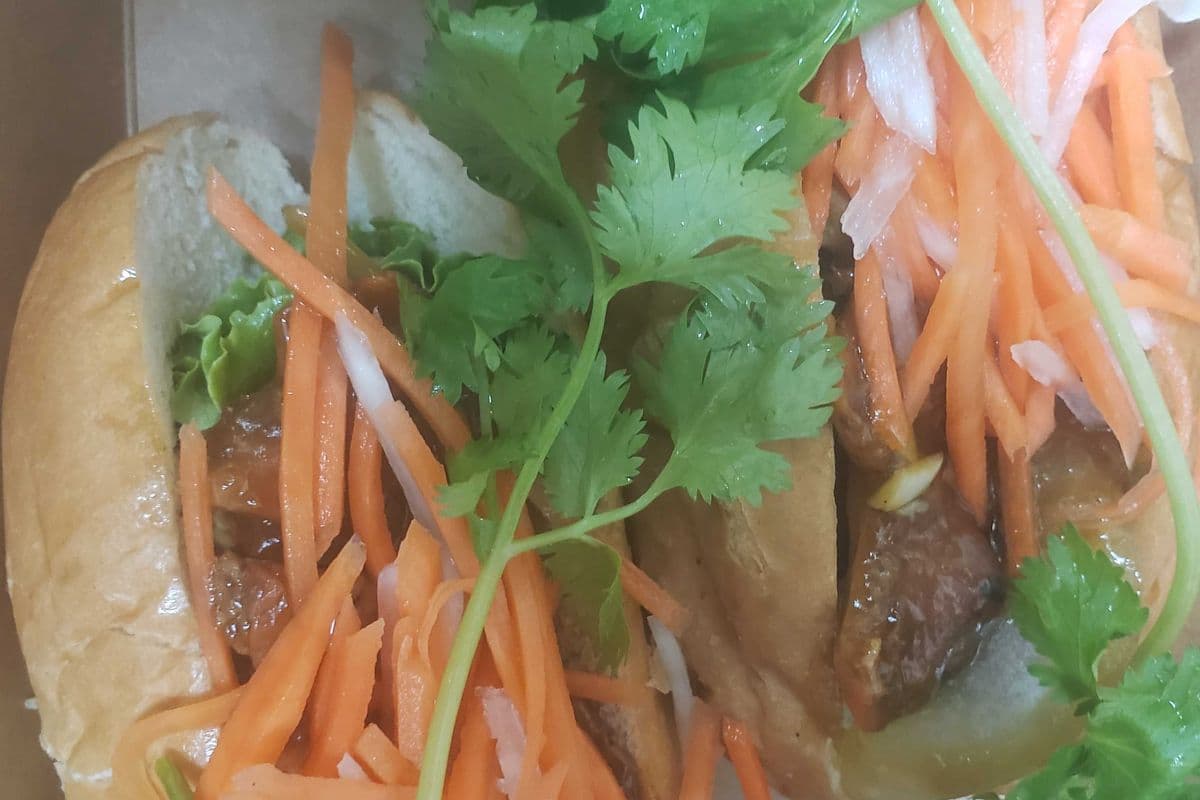 B3.Lemongrass BBQ Pork Vietnamese Sandwich (Char Siu)