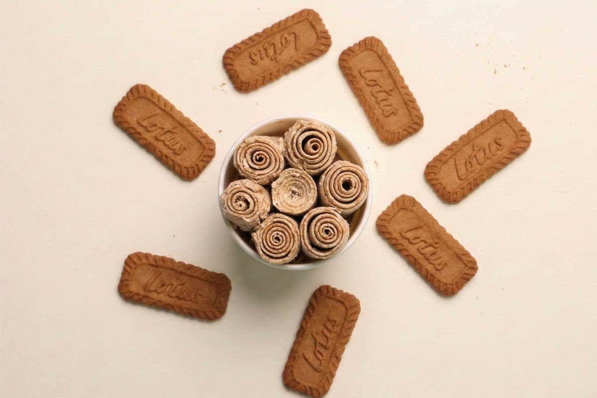 Biscoff Crunch Rolled Ice Cream