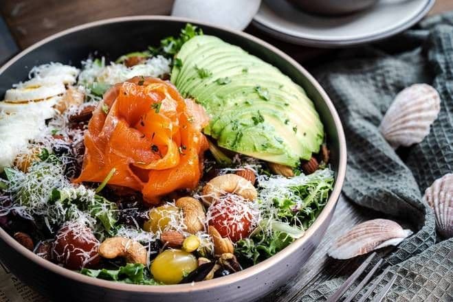 Smoked Salmon and Avocado Salad