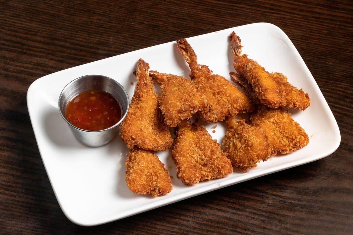 8. Deep-Fried Prawns