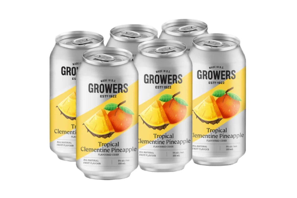 Growers Tropical Pineapple (6 x 355 ml)