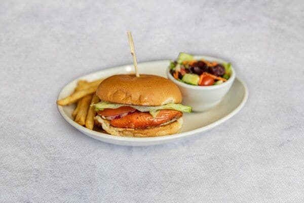 Grilled Salmon Burger