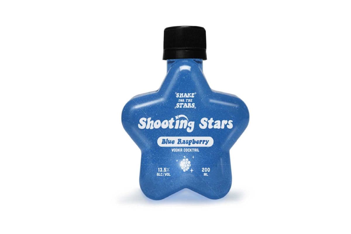 Shooting Stars Blue Raspberry (1 x 200ml bottle)