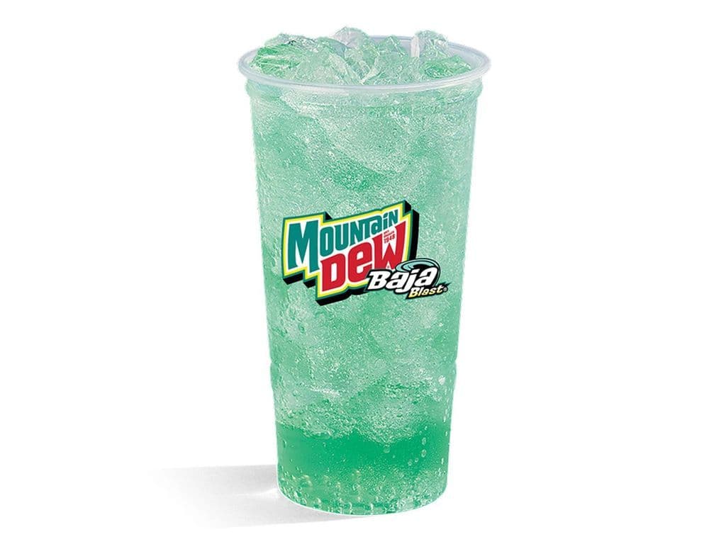 20 oz Mountain Dew Baja Blast