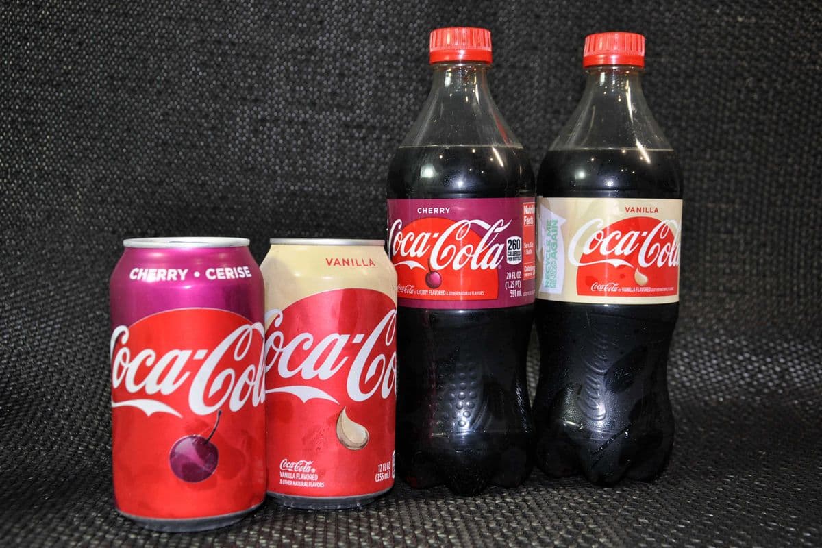 Vanilla/Cherry Coke (330ml -591ml)