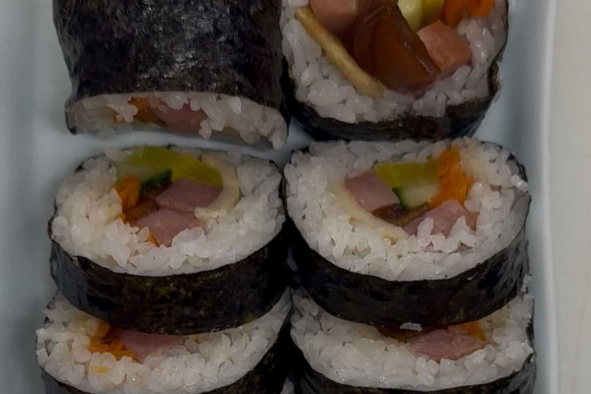 Korean Ham Kimbap