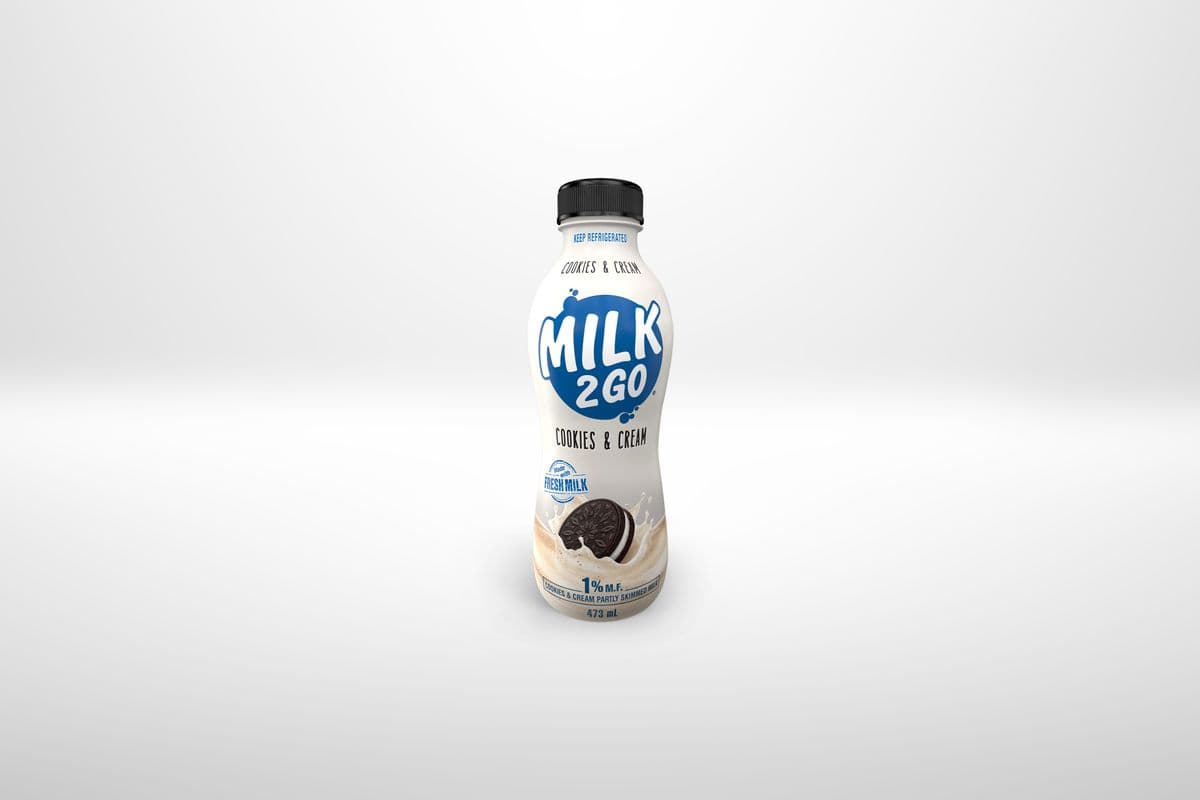 Milk2Go - Cookies & Cream Flavoured Milk (473 ml)