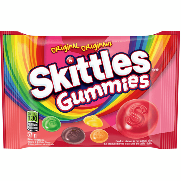 Skittles Bonbons Gélifiés Originale 57g/ Skittles Gummies Original 57g