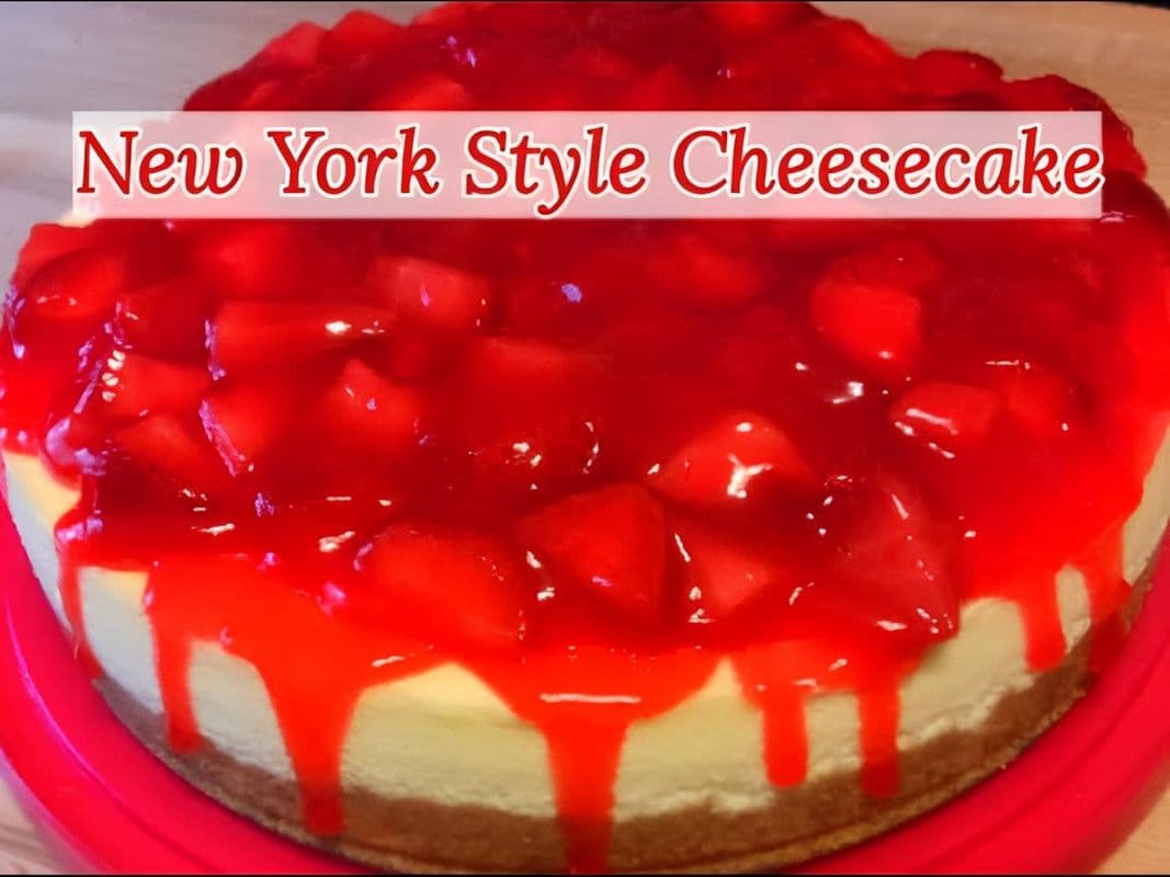 Strawberry New York Cheesecake (V) (GF)