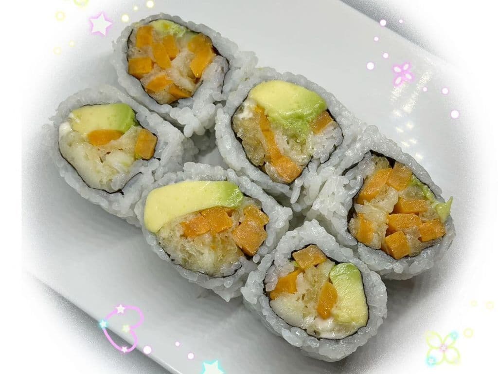 #Yam & Avocado Roll (6pcs)