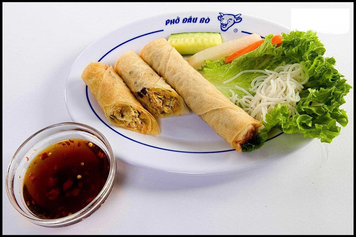 501. Vegetarian Fried Spring Rolls