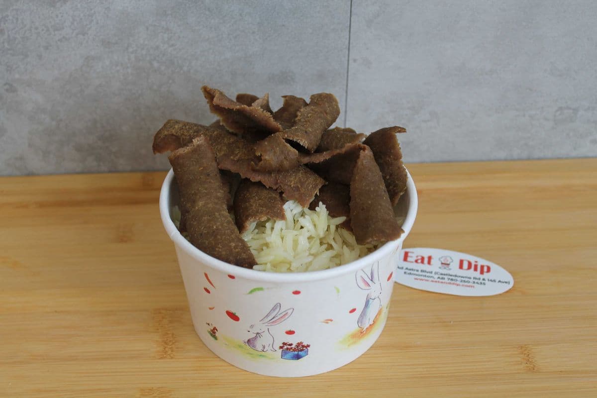 Cup O Rice Beef Donair Beef