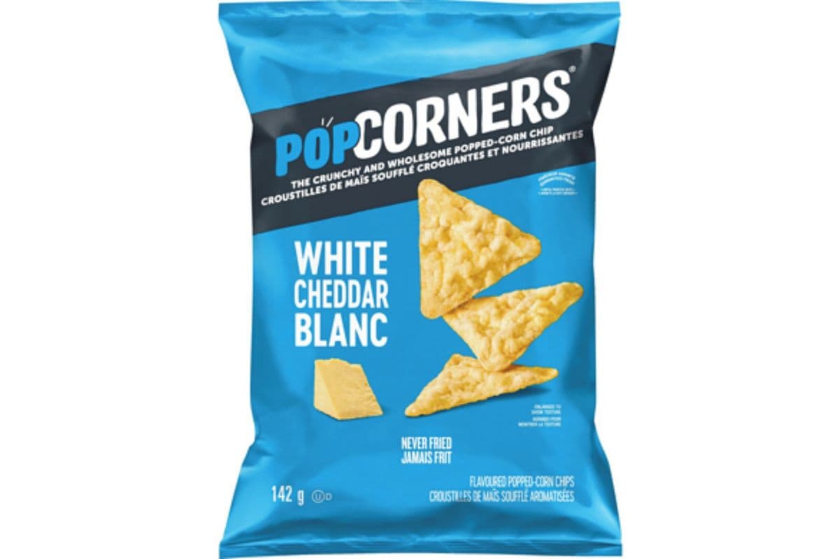 Pop Corners White Cheddar Blanc (66g)