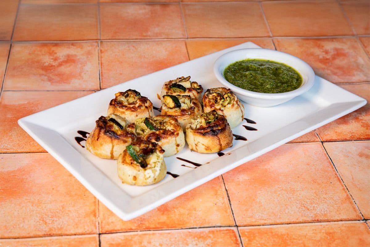 Zucchini Mozza Rolls