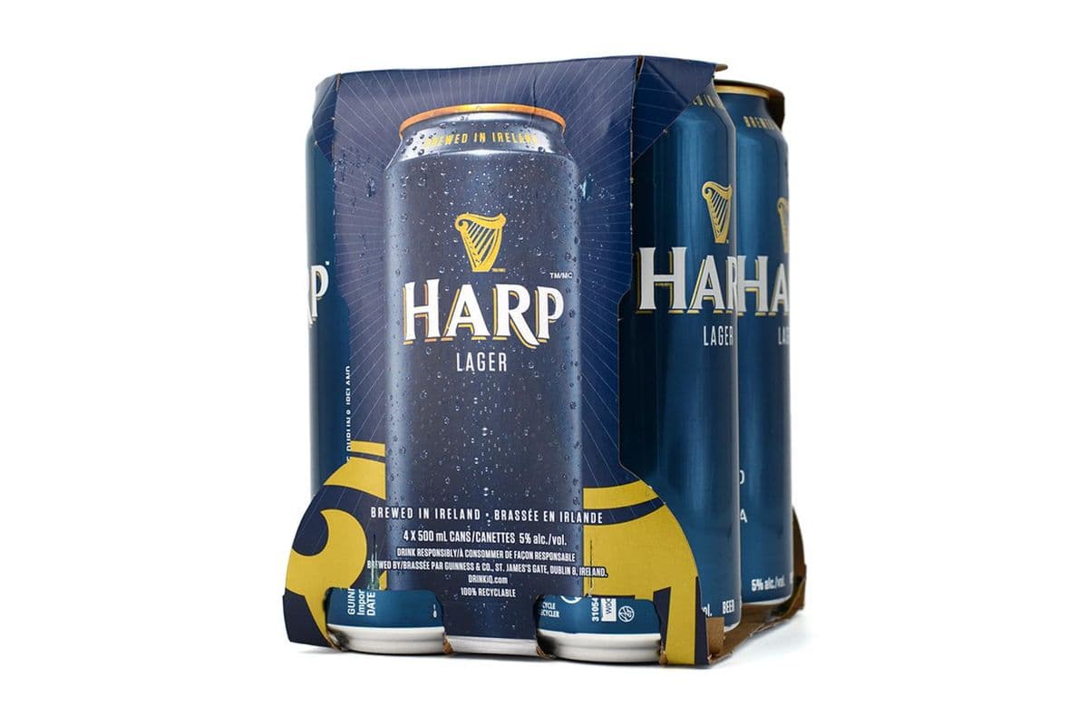 Harp Lager (4 Cans) (1 x 500ML)