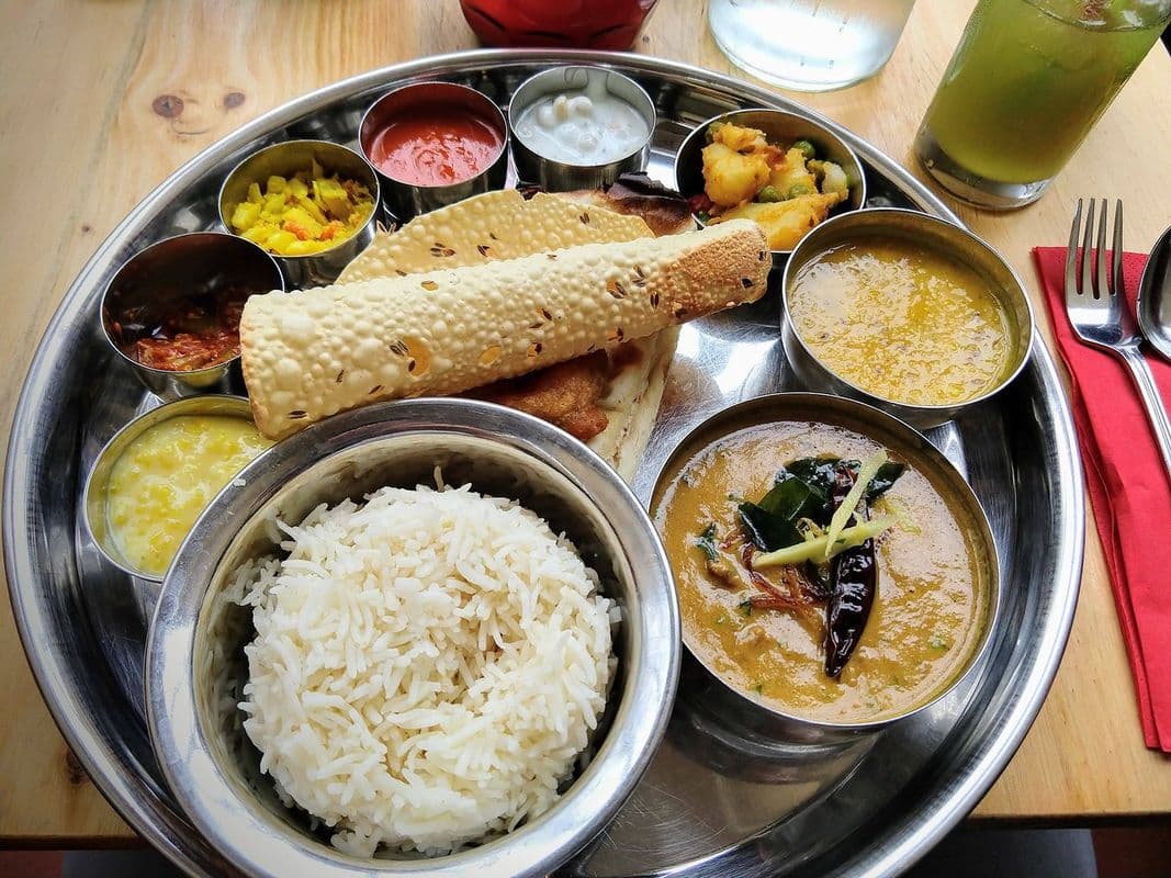 Lamb Curry Thali / Agneau Curry Thali