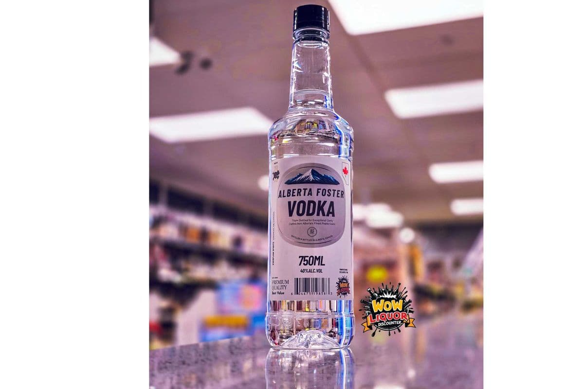 Alberta Foster Vodka 750ml (1 x 750ml)