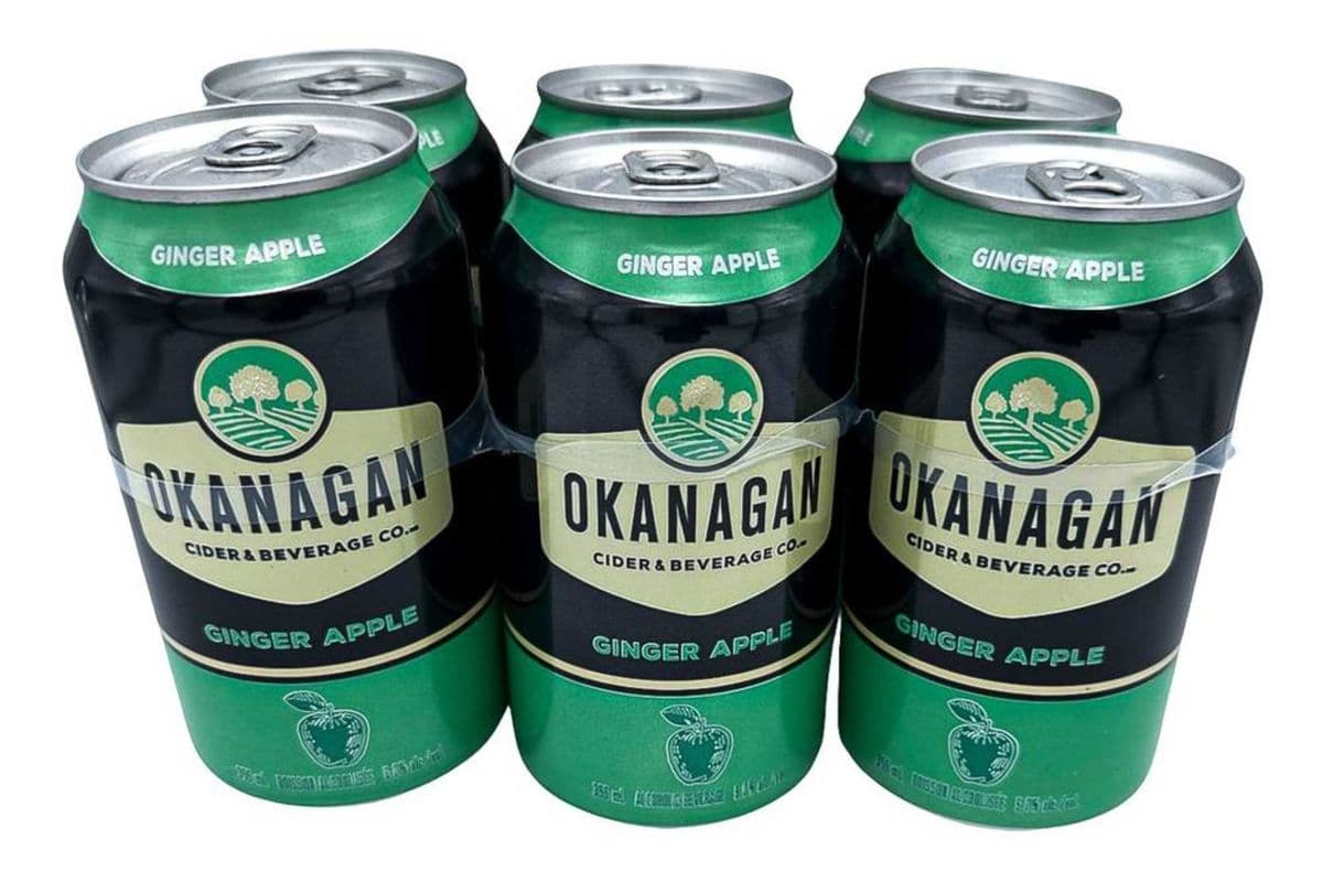Okanagan Cider Ginger Apple (6 x 355 ml Cans)