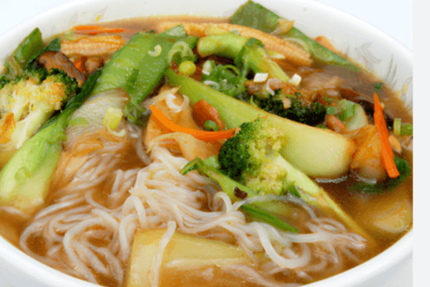 Small Mixed Vegetable Noodle Soup 什菜汤面