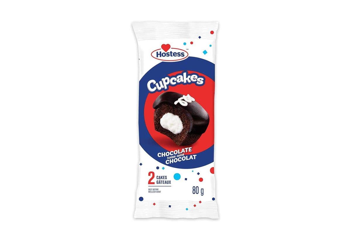 Hostess 2 Cup Cakes Chocolate 80g