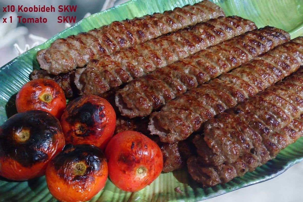 Ten Kababs w Tomato #33