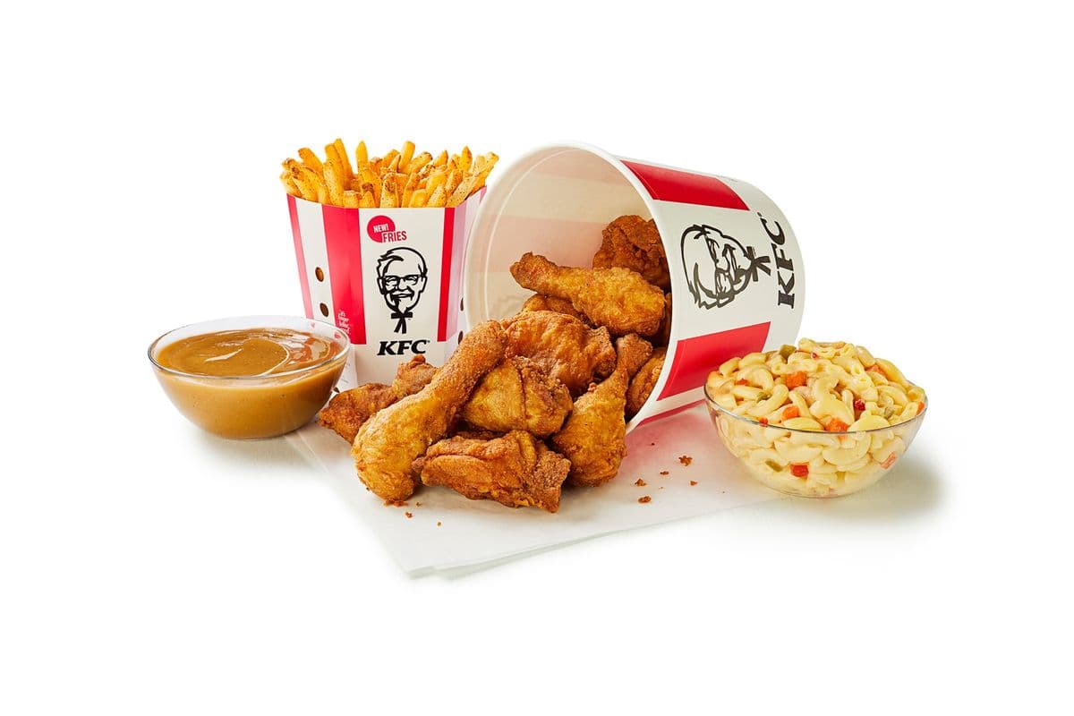 Original Chicken Bucket (10 pcs) and Three Large Sides