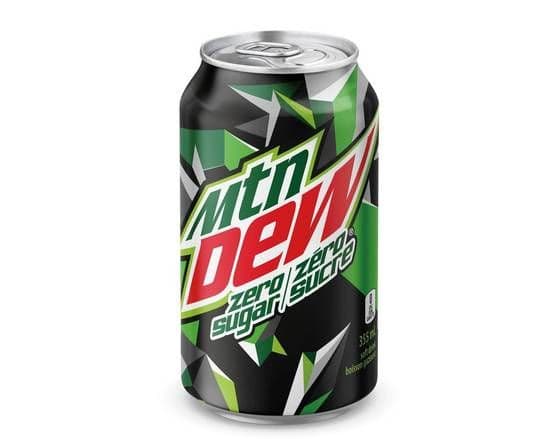 Mountain Dew Zero Sucre 355mL / Mountain Dew Zero Sugar 355mL