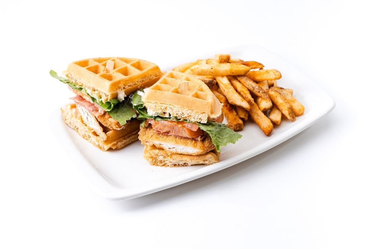Chicken and Waffle Sandwich