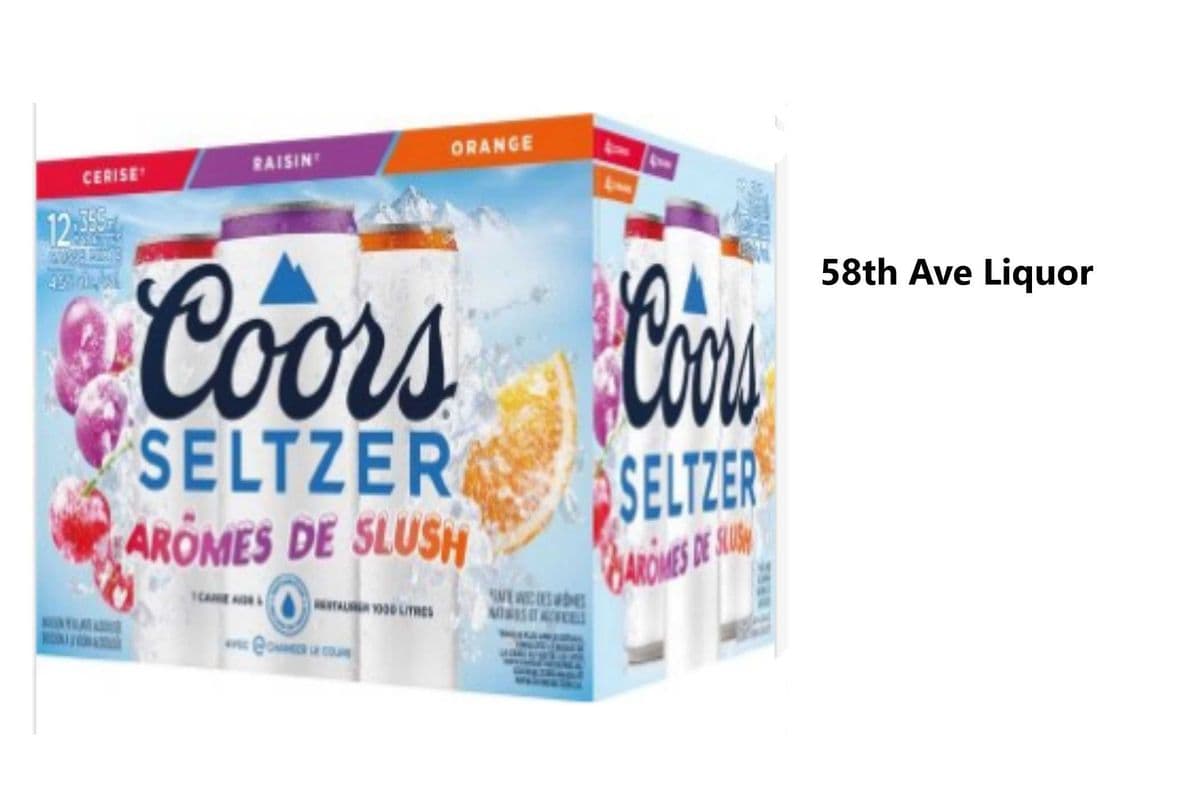 COORS SELTZER SLUSHIE MIXER 12PKC (1 x 12*355ML)