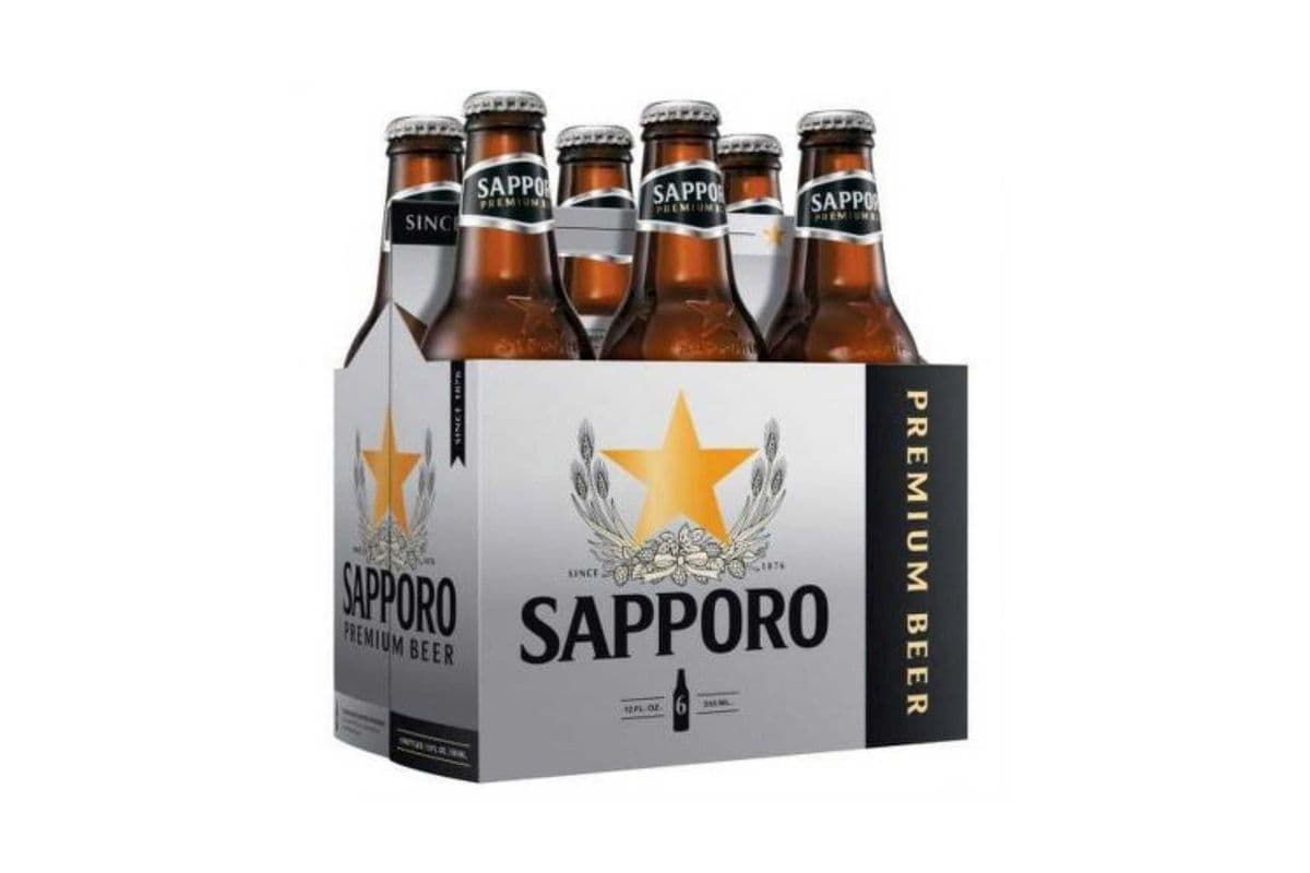 Sapporo 6 Bottles (6 x 355ml)