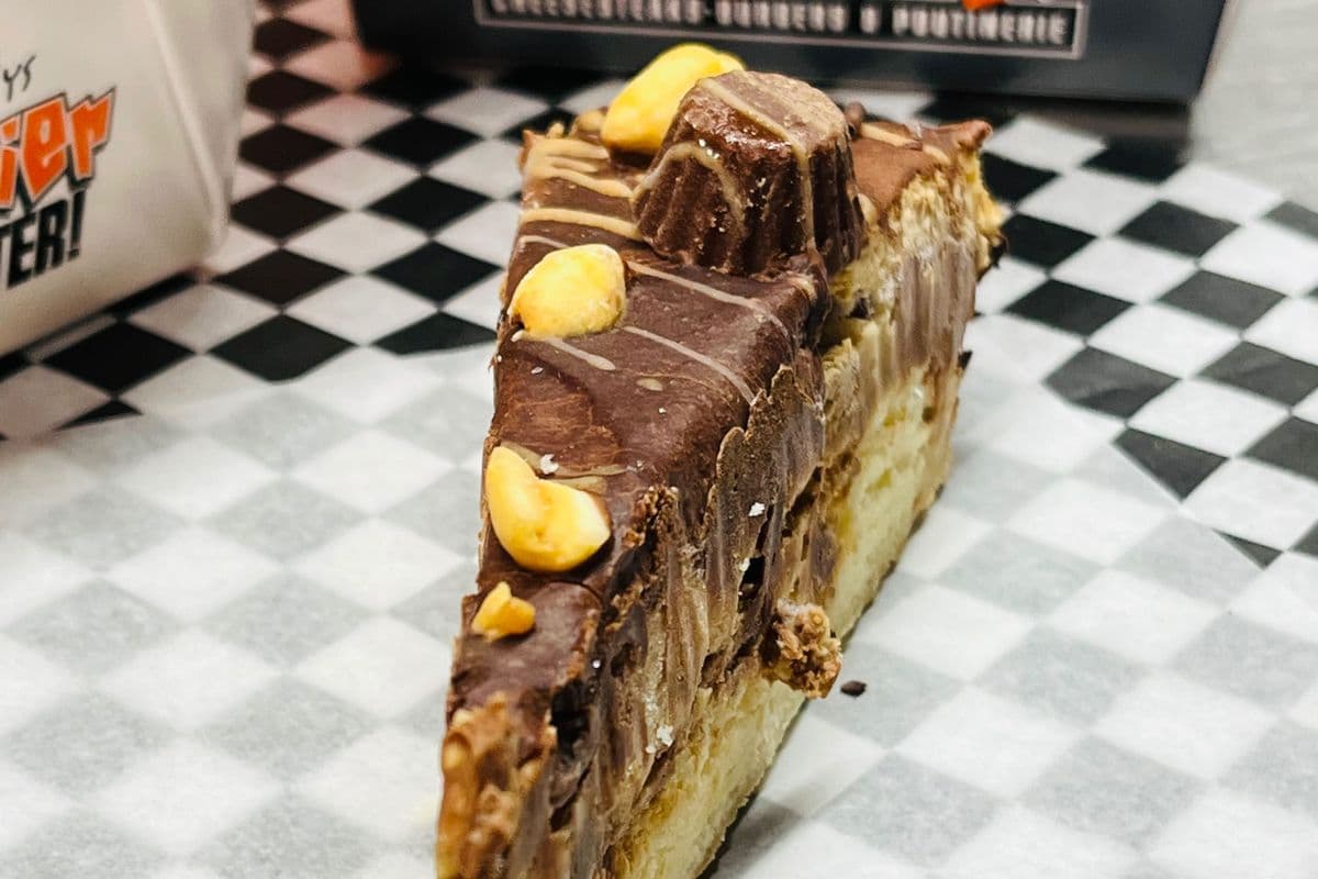 Reese Peanut Butter Blondie Cake