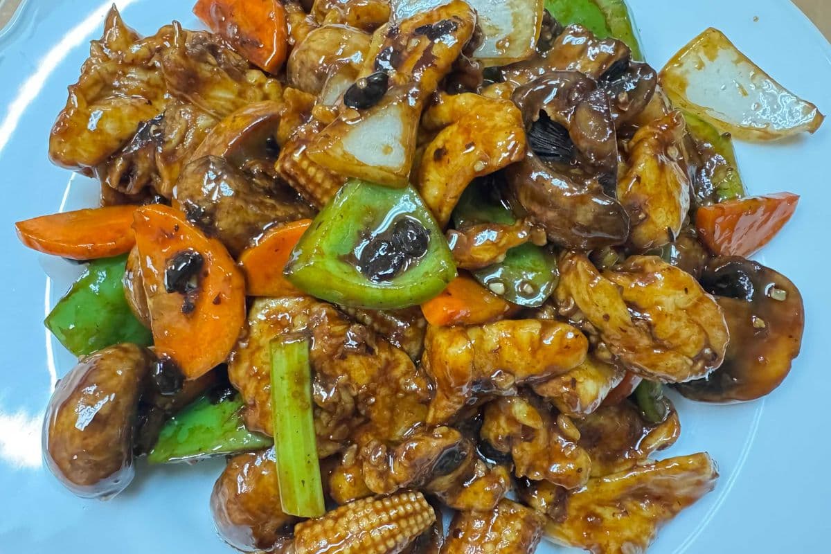 Chicken with Black Bean Sauce 豉汁鸡肉