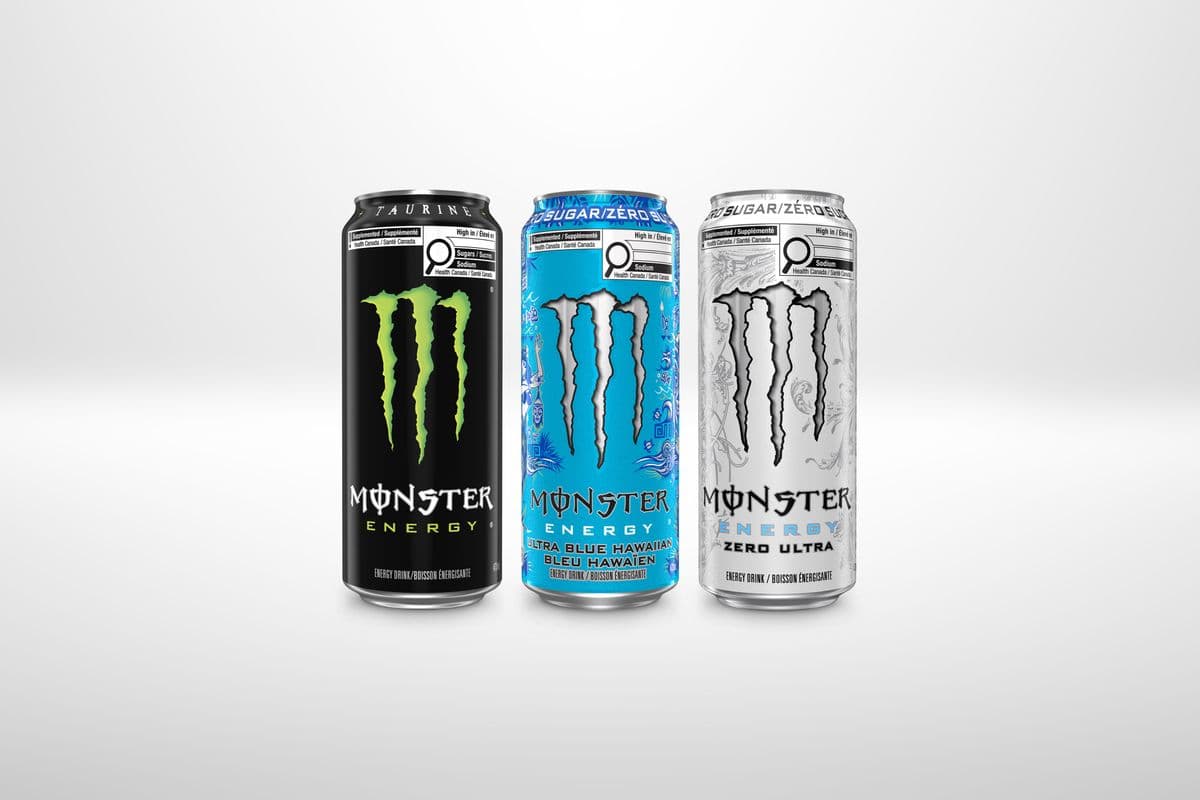 Monster (473 ml) - 3 for $8.00