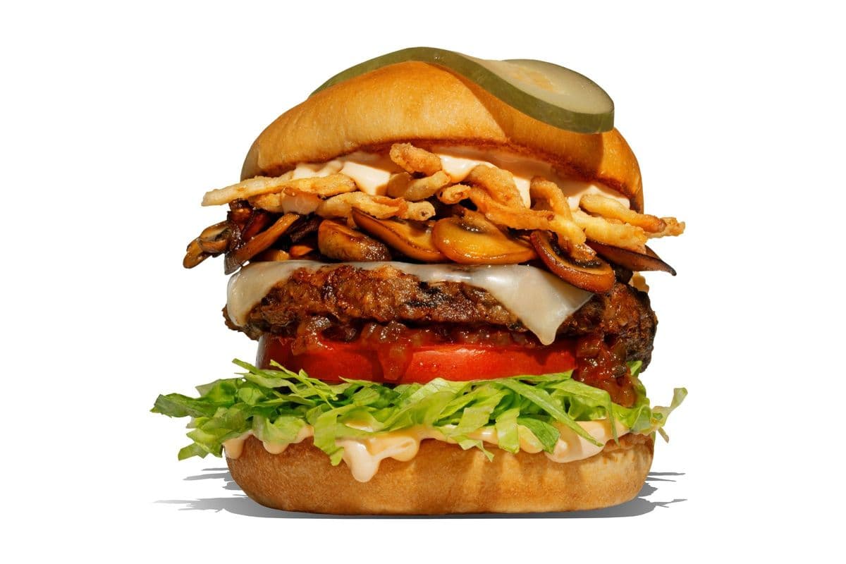 Mushroom Veggie Burger