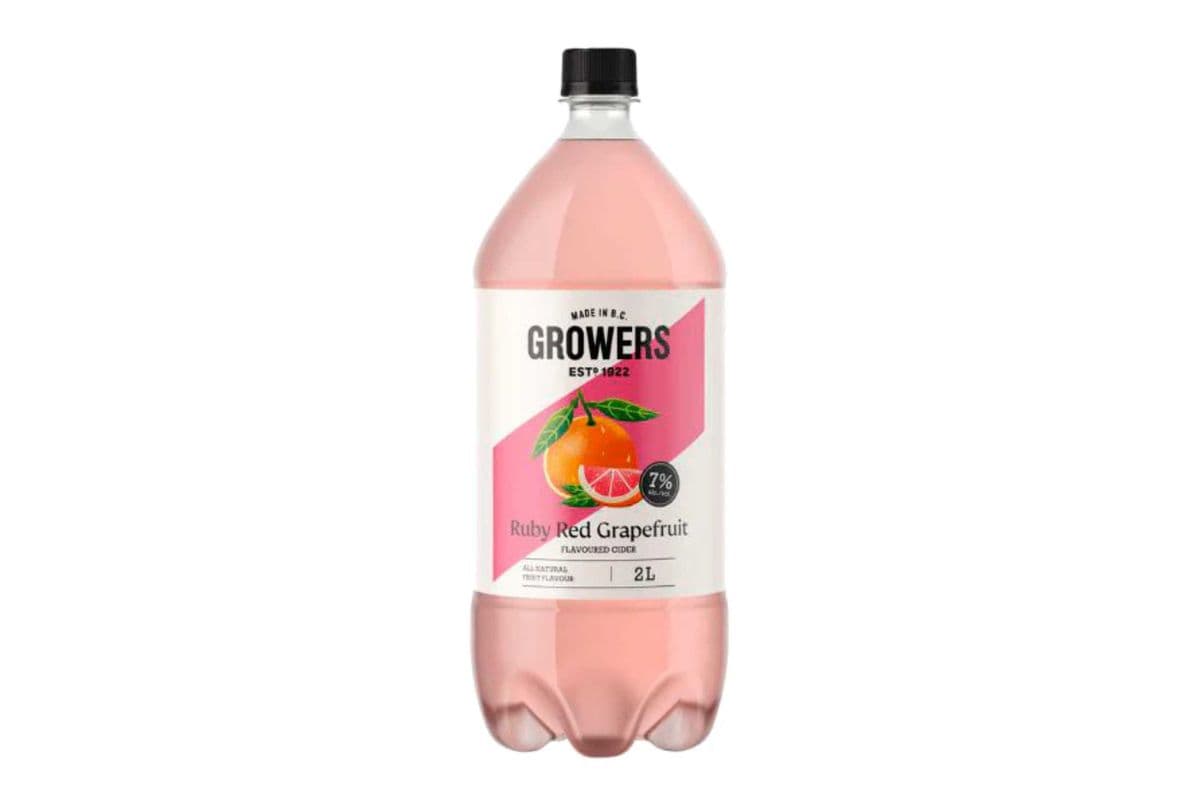 Growers Grapefruit Cider (2 L) (1 x 2L)