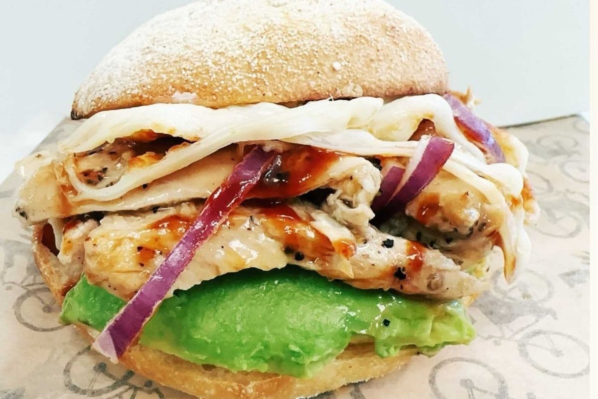 BBQ Chicken and Avocado Sandwich