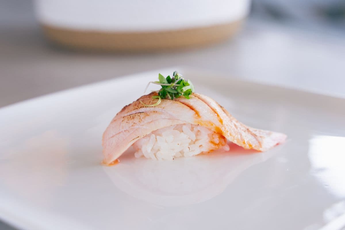 Hamachi Aburi Sushi