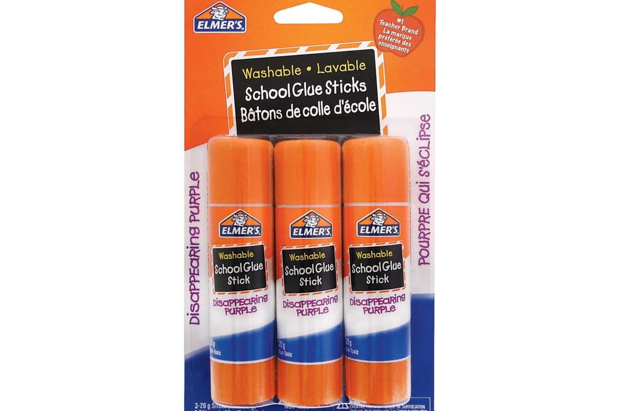 Elmer's Purple Washable Glue Sticks (3Pack)