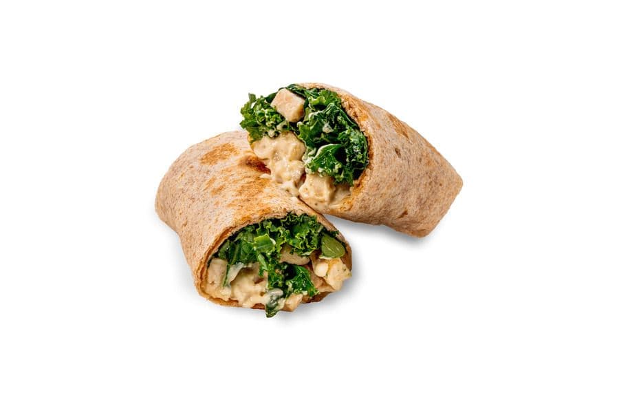 Chicken Kale Caesar Wrap