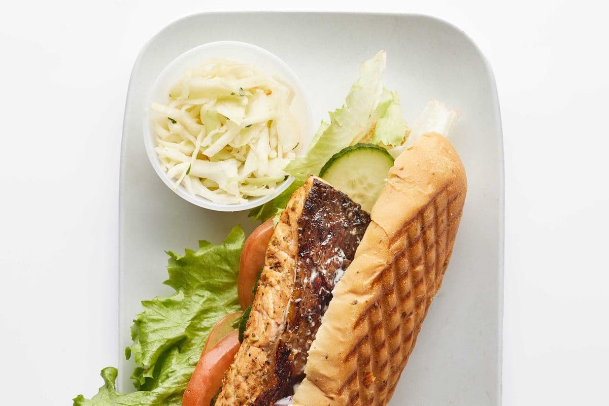 Grilled Salmon Sandwich