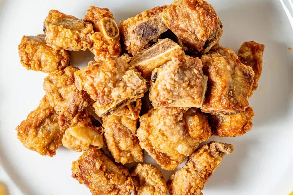 Deep Fried Garlic Ribs