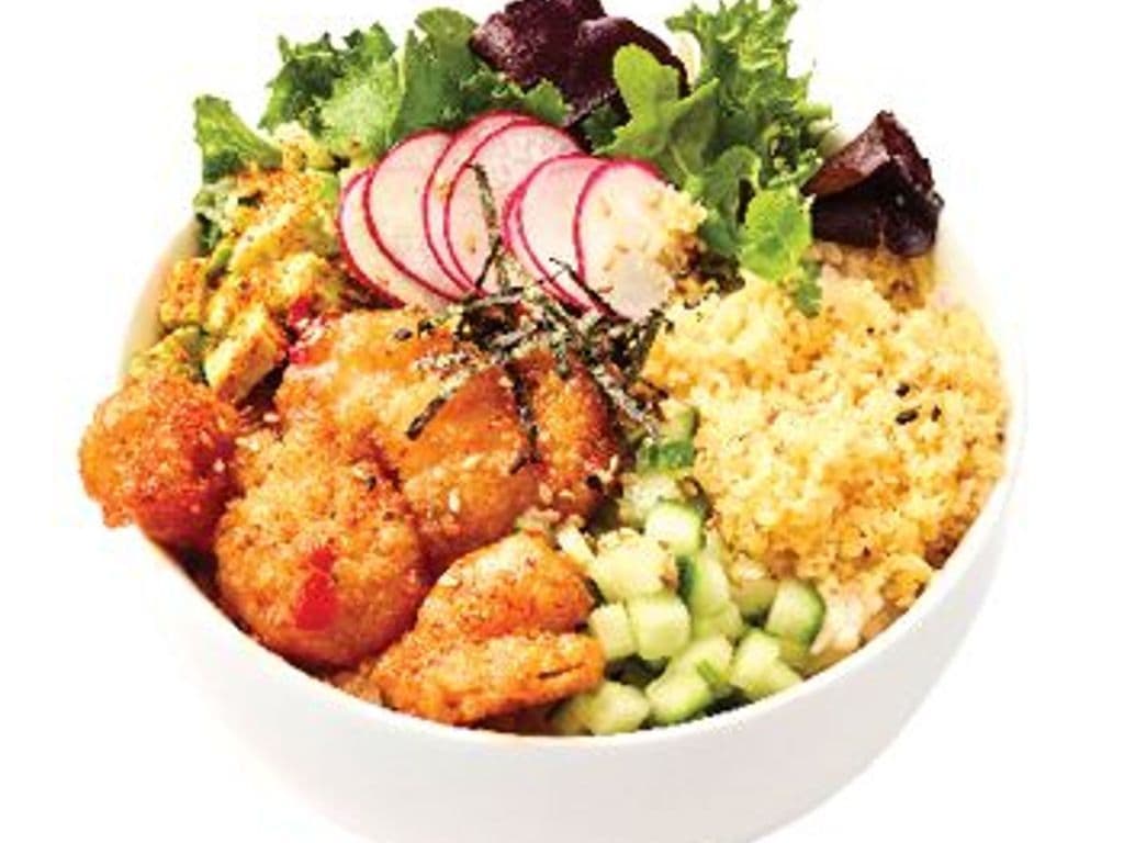 Chicken Karrage Poke Bowl