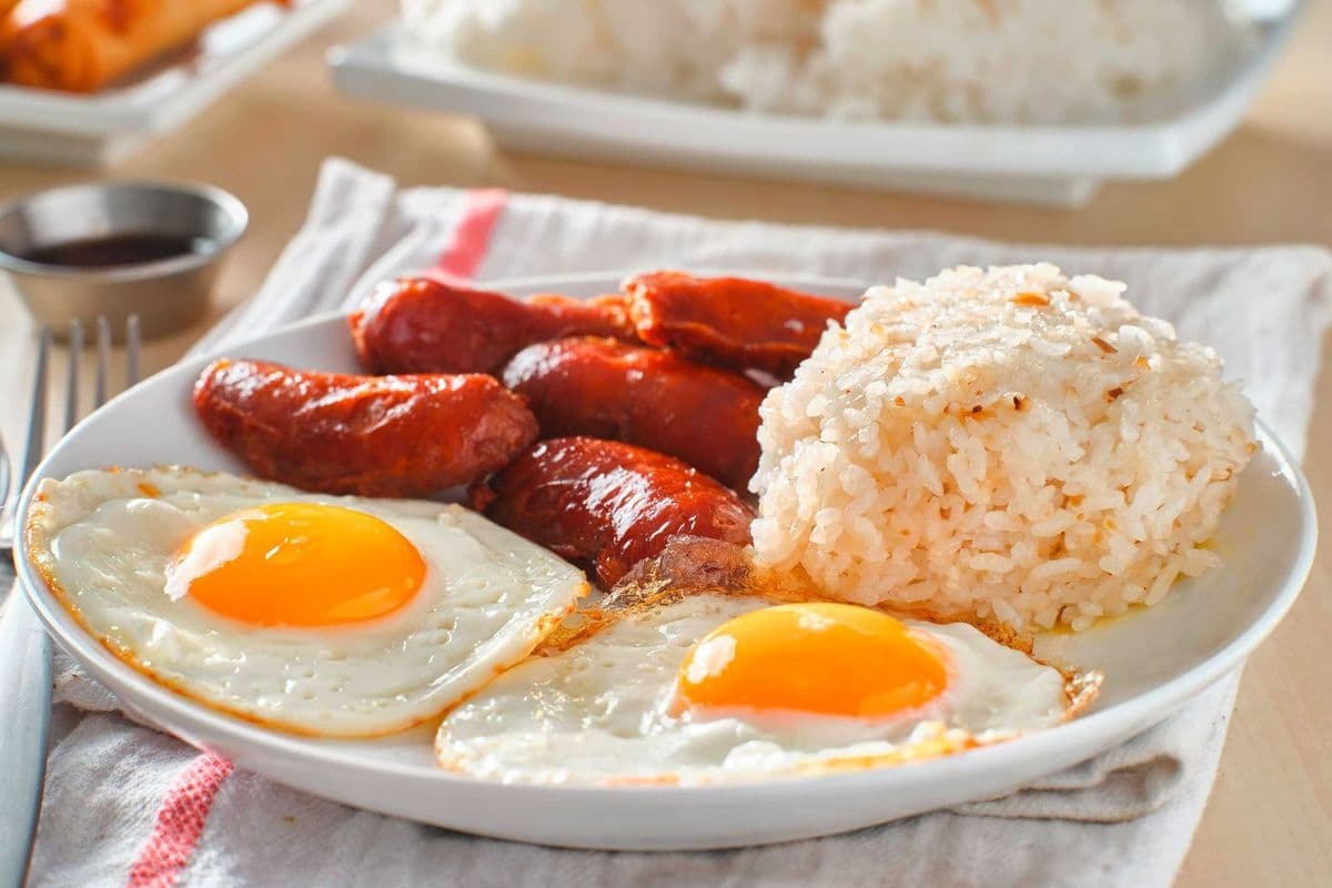 Longsilog w/Rice