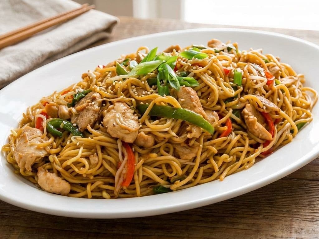 Chicken Chow Mein Noodles