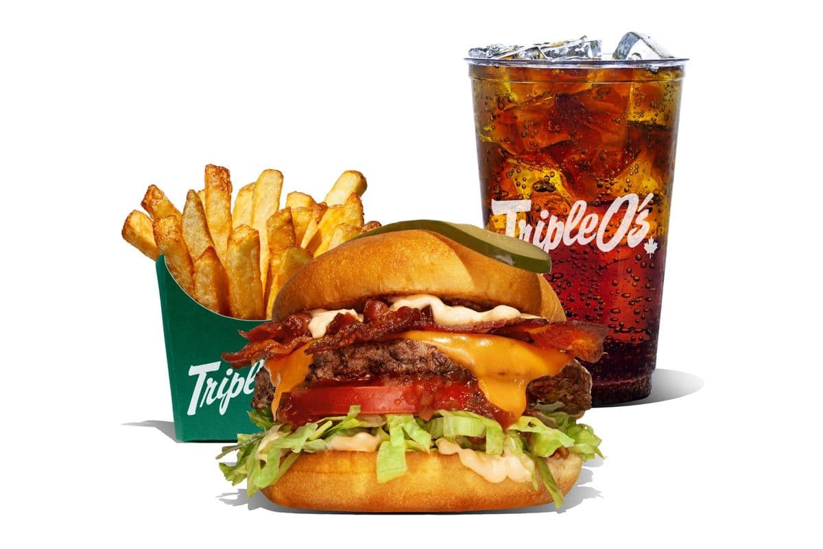 Bacon Cheddar Burger Combo