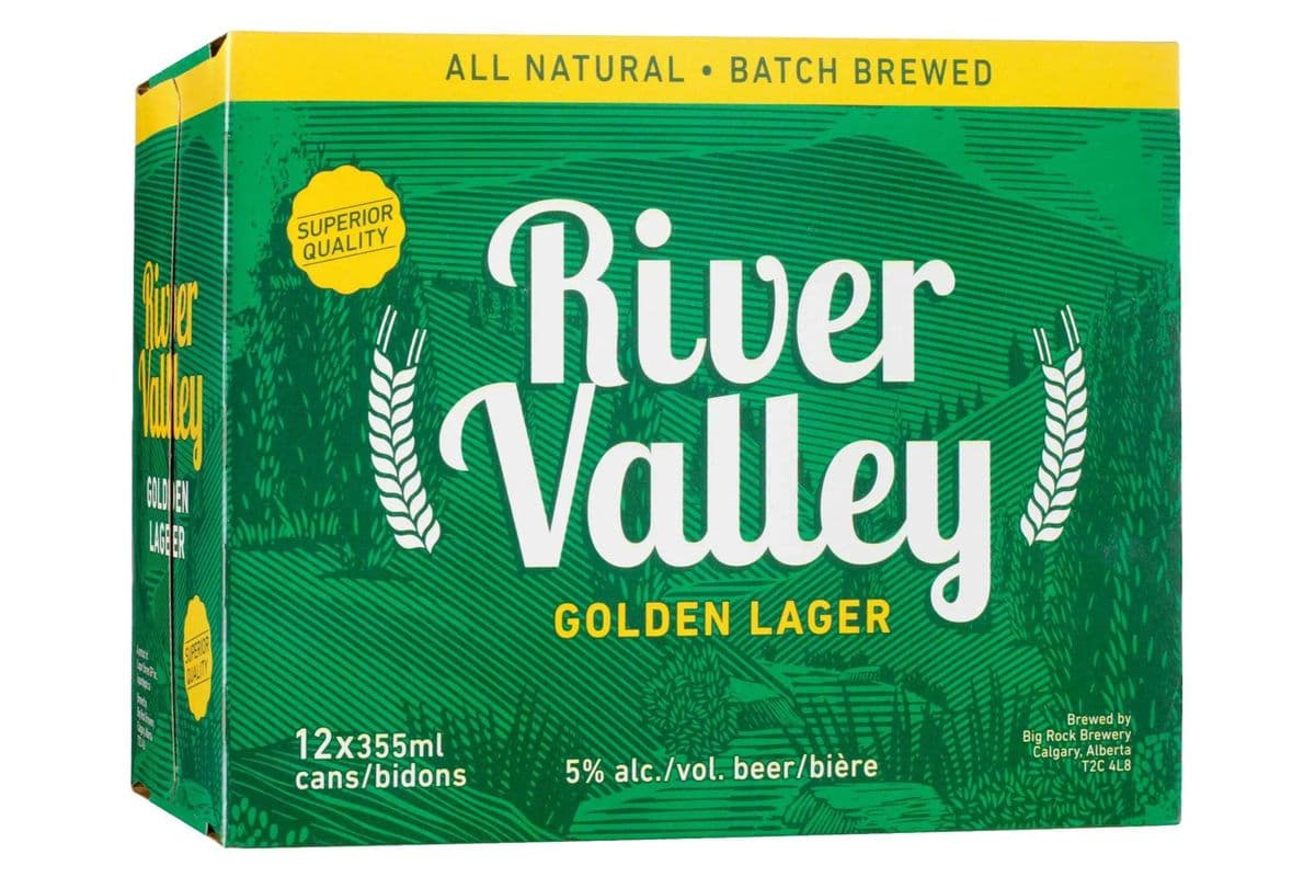 River Valley Lager 355ml 12pk Can